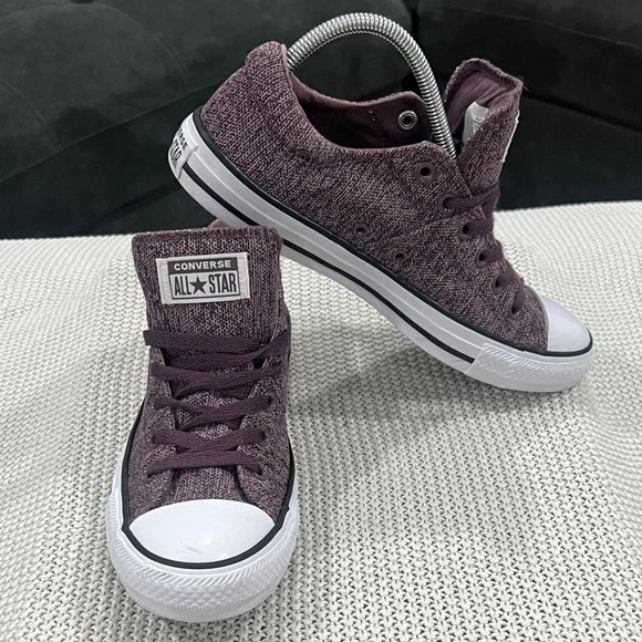 Converse All Star Women’s Sneakers in Rich Purple - Picture 3 of 10